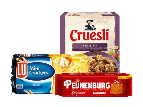 Ontbijt en tussendoortjes