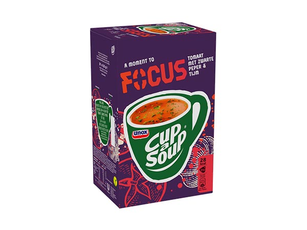 CUP A SOEP FOCUS TOMAAT 175ML X21ST