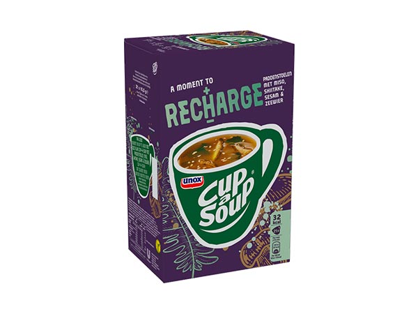 CUP A SOEP RECHARGE CHAMP 175ML X21ST