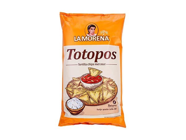 LA MORENA TORTILLA CHIPS MET ZOUT 475GR