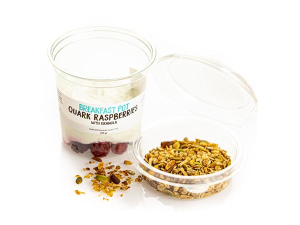 BREAKFAST POT - QUARK, RASPBERRIES